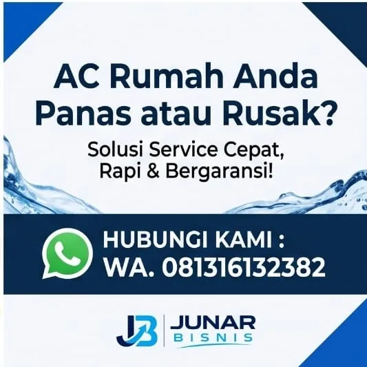 Jasa Service AC Bandung | Junar Bisnis – Cuci Besar, Freon & Instalasi - gambar 6