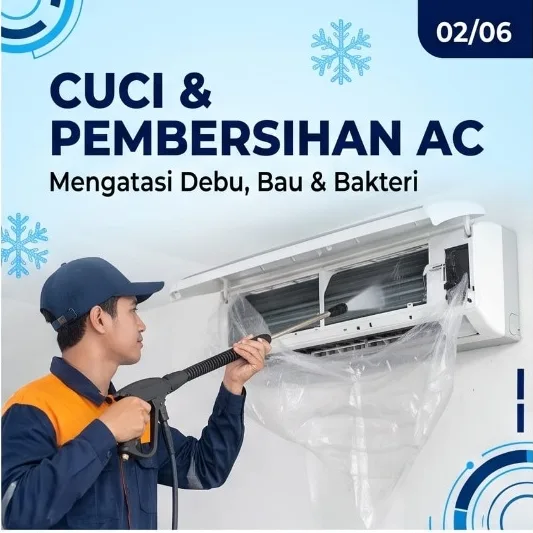 Jasa Service AC Medan | Cuci AC, Cek Freon & Bongkar Pasang — Junar Bisnis - gambar 2