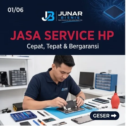 Jasa Service HP Medan | Perbaikan Hardware, Software, LCD & Baterai — Junar Bisnis