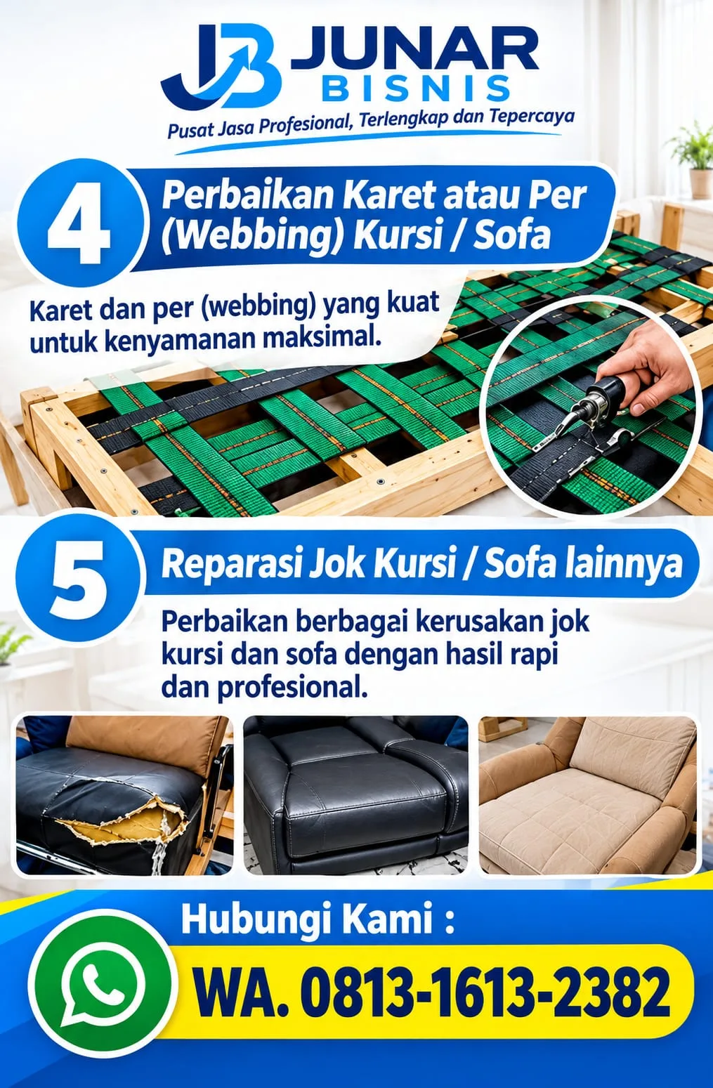 Jasa Service Kursi dan Sofa Tangerang Profesional - gambar 8