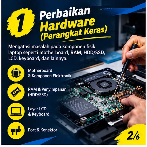 Jasa Service Laptop Semarang | Junar Bisnis, Perbaikan dan Upgrade Laptop - gambar 3