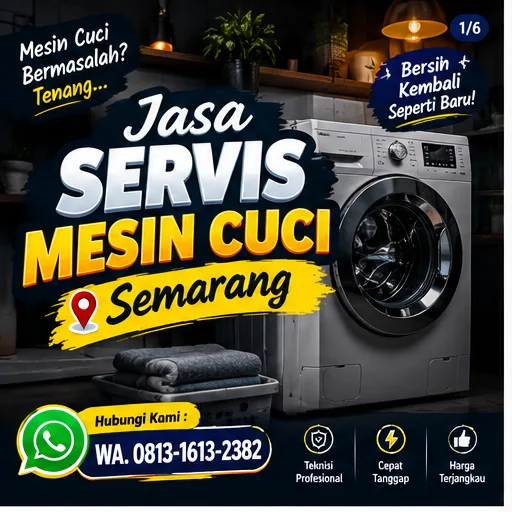 Jasa Service Mesin Cuci Semarang Panggilan | Junar Bisnis