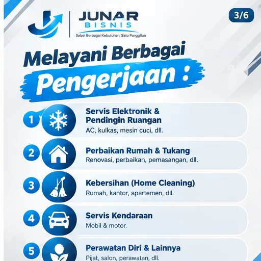 Jasa Service Panggilan Semarang | Junar Bisnis, Praktis ke Rumah - gambar 4