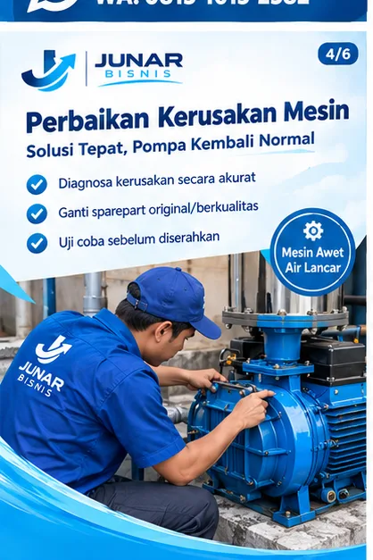 Jasa Service Pompa Air Semarang & Terdekat | Junar Bisnis - gambar 5
