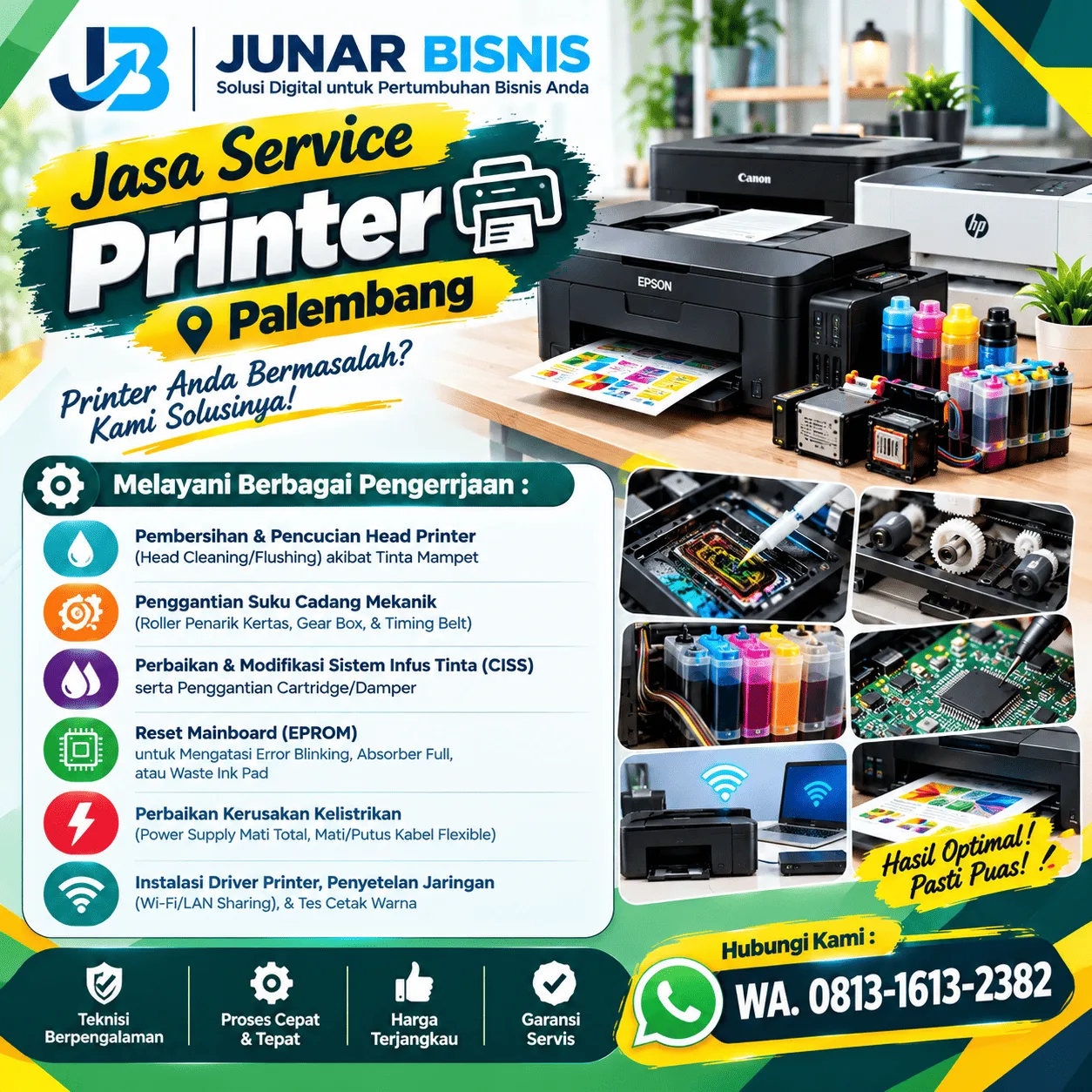 Jasa Service Printer Palembang untuk Cetak Kembali Lancar - gambar 2