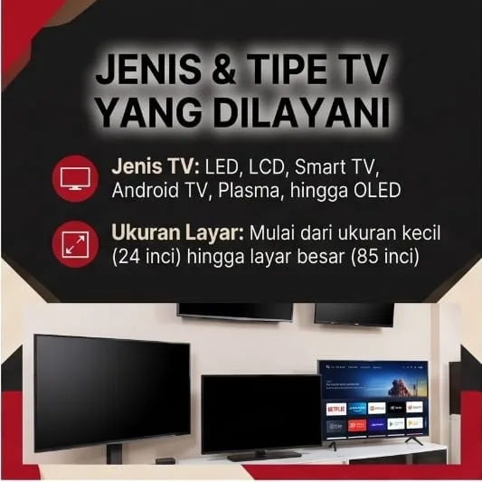 Jasa Service TV Bandung | Junar Bisnis – Perbaikan LED, LCD & Smart TV - gambar 2