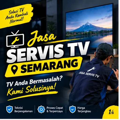 Jasa Service TV Semarang | Junar Bisnis, Teknisi Panggilan untuk TV Bermasalah