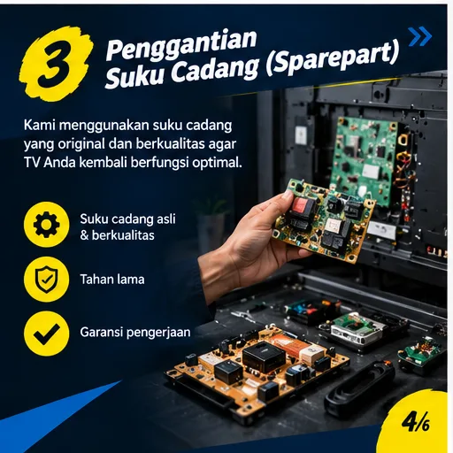 Jasa Service TV Semarang | Junar Bisnis, Teknisi Panggilan untuk TV Bermasalah - gambar 4