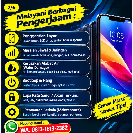 Jasa Servis HP Semarang | Junar Bisnis – Perbaikan Smartphone dan Konsultasi WhatsApp - gambar 3