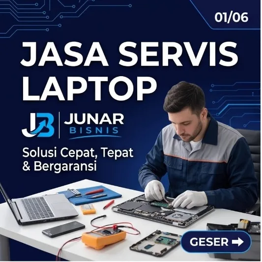 Jasa Servis Laptop Medan | Perbaikan, Upgrade & Perawatan — Junar Bisnis