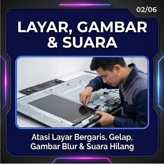 Jasa Servis TV Medan | Perbaikan TV, Sistem & Software — Junar Bisnis - gambar 2