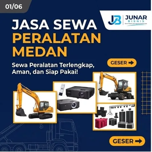Jasa Sewa Peralatan Medan untuk Kantor, Proyek & Usaha | Junar Bisnis