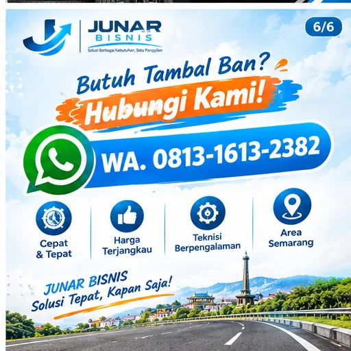 Jasa Tambal Ban Semarang | Junar Bisnis, Praktis dan Mudah Dihubungi - gambar 7