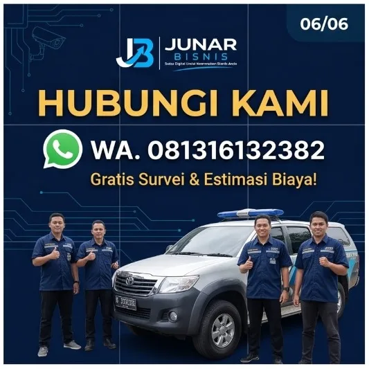 Jasa Teknisi CCTV Medan | Survei, Instalasi, Perbaikan & Perawatan — Junar Bisnis - gambar 6