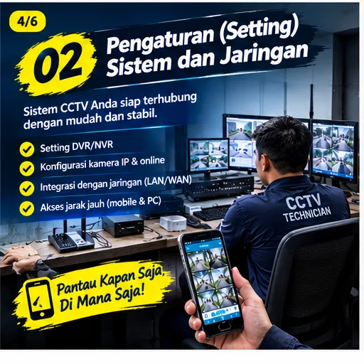 Jasa Teknisi CCTV Semarang | Junar Bisnis – Instalasi, Setting & Servis CCTV - gambar 5