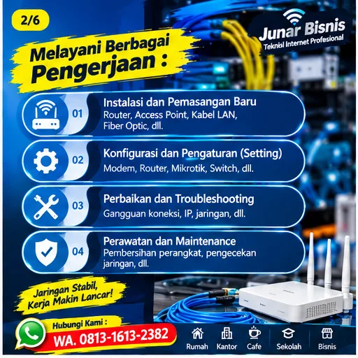 Jasa Teknisi Internet Semarang | Junar Bisnis - gambar 3