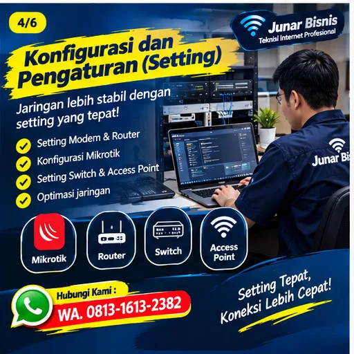 Jasa Teknisi Internet Semarang | Junar Bisnis - gambar 5