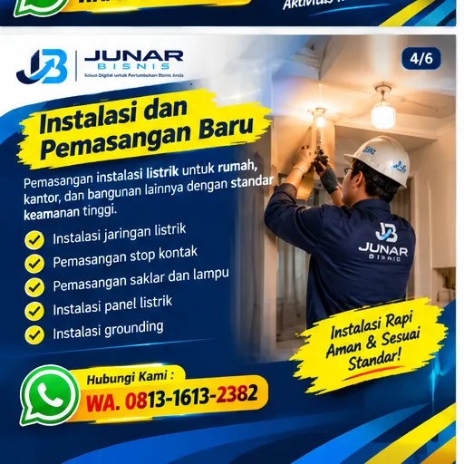 ⚡ Jasa Teknisi Listrik Semarang & Terdekat | Junar Bisnis - gambar 5