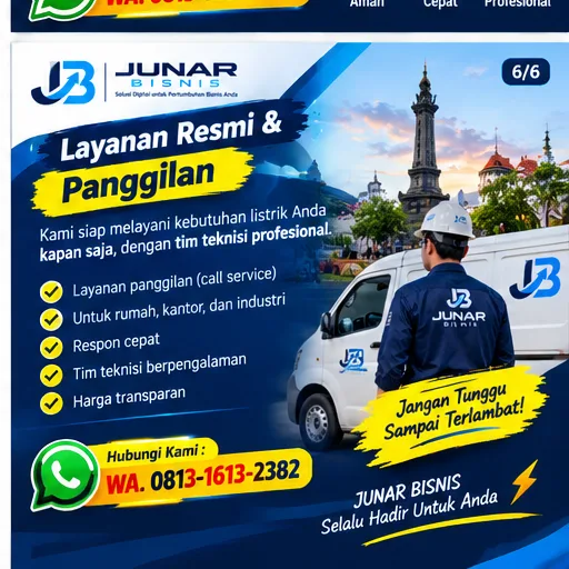 ⚡ Jasa Teknisi Listrik Semarang & Terdekat | Junar Bisnis - gambar 7