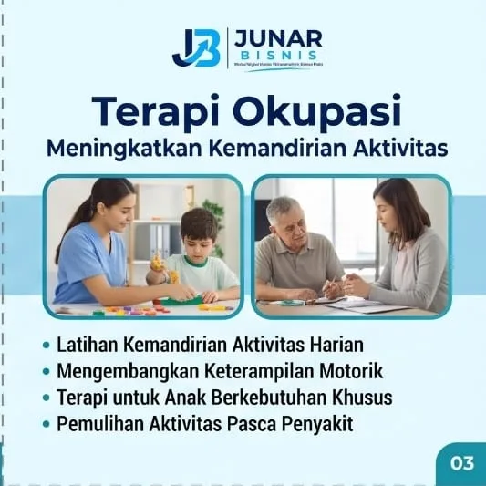 Jasa Terapi Medan | Fisioterapi, Terapi Wicara, Okupasi & Terapi Lainnya — Junar Bisnis - gambar 3
