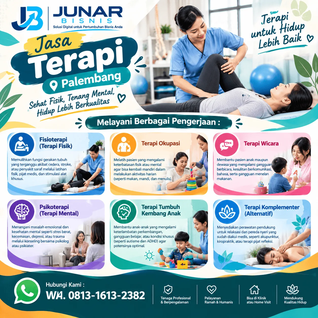 Jasa Terapi Palembang untuk Dukungan Pemulihan dan Aktivitas yang Lebih Terarah - gambar 7