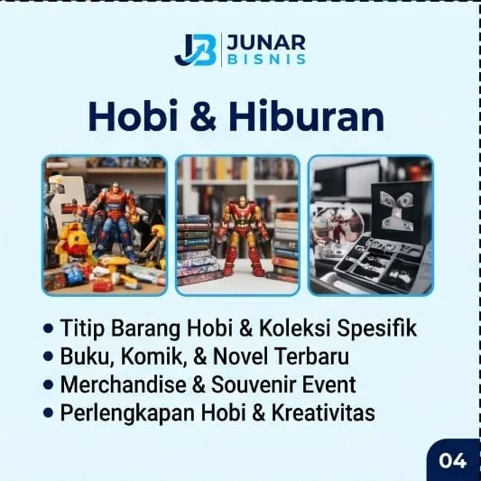 Jasa Titip Medan Junar Bisnis — Fashion, Makanan, Gadget & Tiket Event - gambar 4
