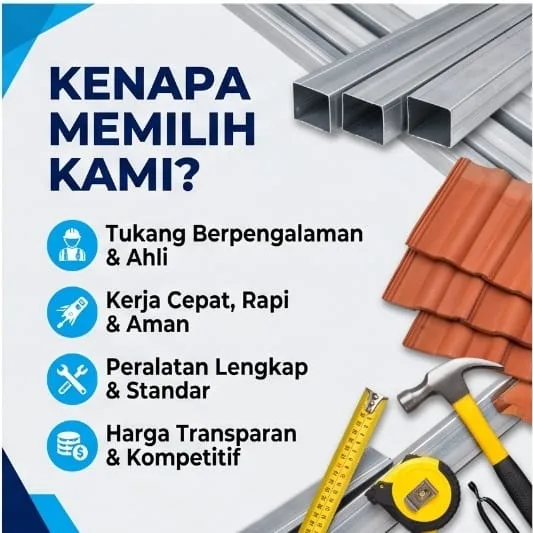 Jasa Tukang Atap Bandung | Junar Bisnis – Perbaikan Bocor, Genteng & Kanopi - gambar 5