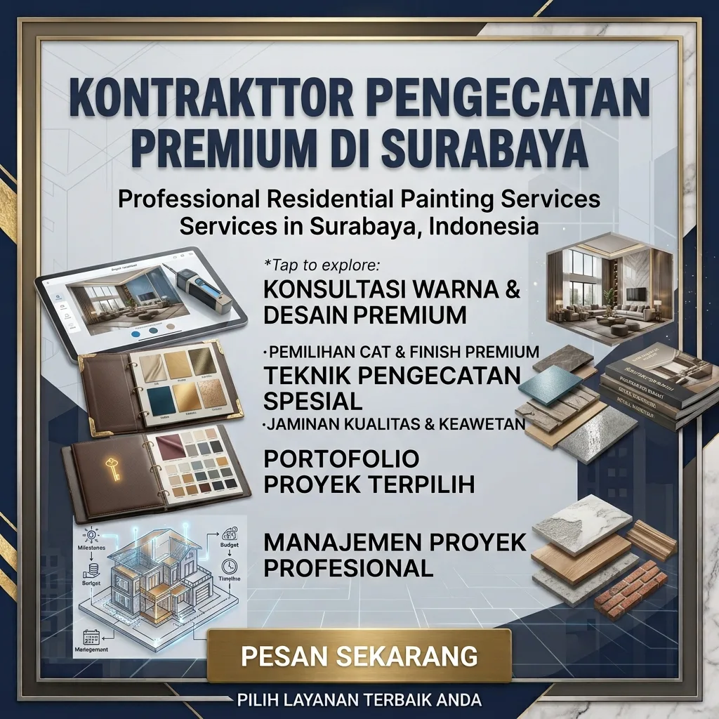 Jasa Tukang Cat Profesional Surabaya | Pengecatan Rumah & Bangunan