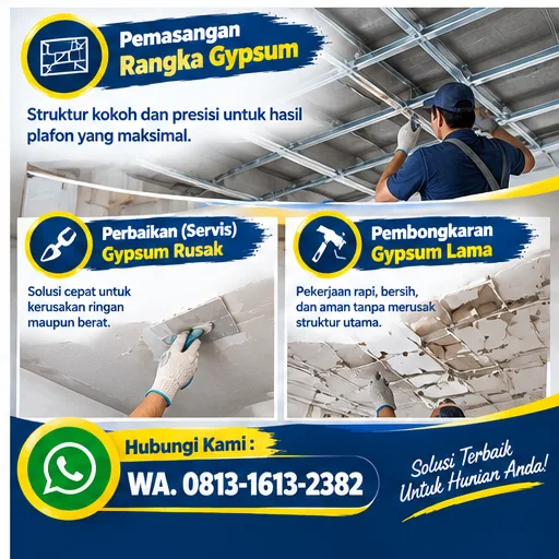 Jasa Tukang Gypsum Palembang - gambar 2