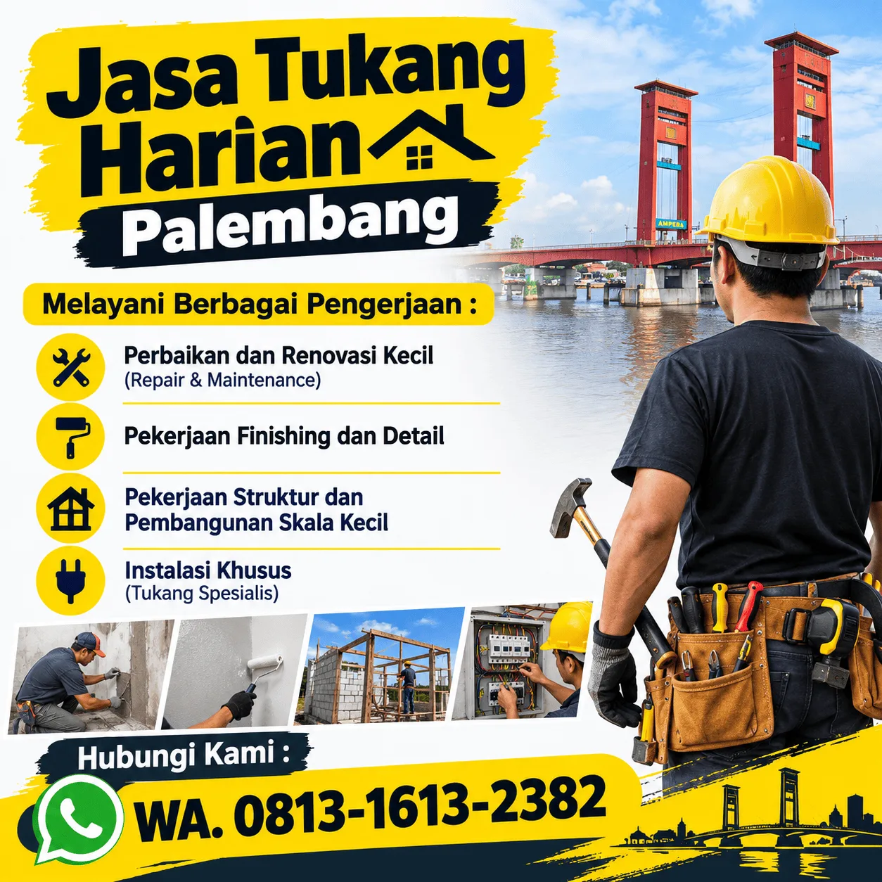 Jasa Tukang Harian Palembang