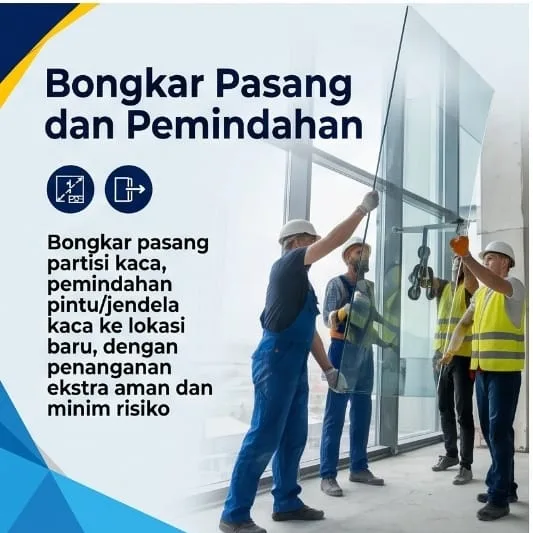 Jasa Tukang Kaca Bandung | Junar Bisnis – Pasang, Servis & Bongkar Pasang - gambar 4