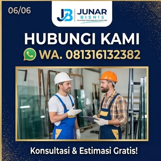 Jasa Tukang Kaca Medan – Junar Bisnis | Pemasangan, Partisi & Servis - gambar 6