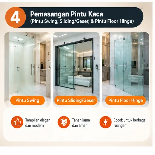 Jasa Tukang Kaca Palembang - gambar 6