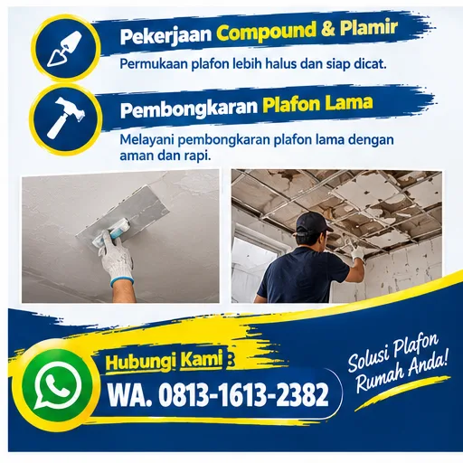 Jasa Tukang Plafon Palembang - gambar 3