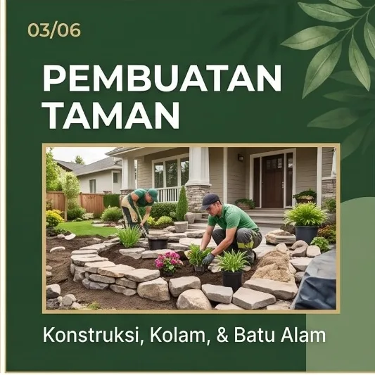Jasa Tukang Taman Medan | Junar Bisnis - gambar 3