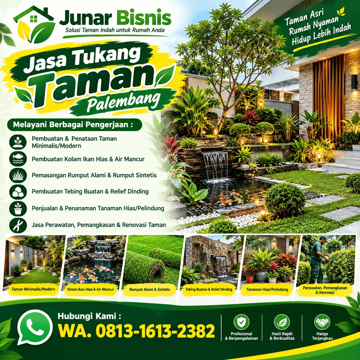 Jasa Tukang Taman Palembang