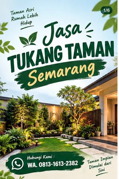 Jasa Tukang Taman Semarang | Junar Bisnis — Desain, Pembuatan & Perawatan