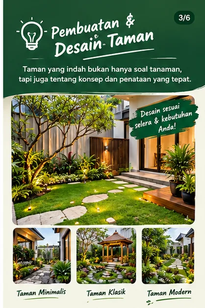 Jasa Tukang Taman Semarang | Junar Bisnis — Desain, Pembuatan & Perawatan - gambar 3
