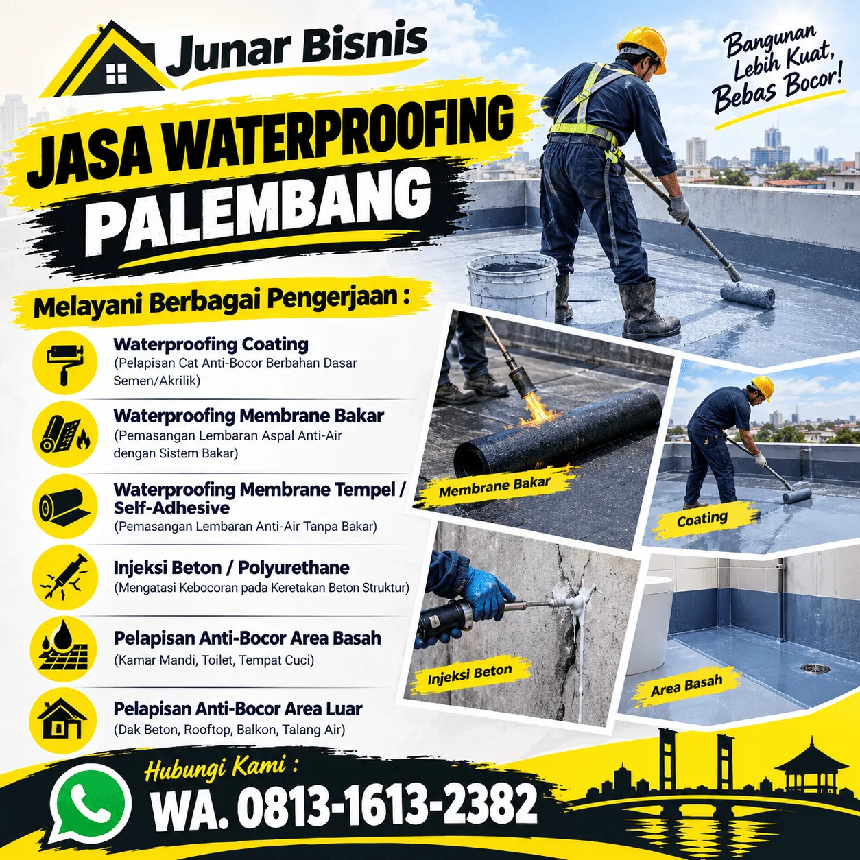 Jasa Waterproofing Palembang - gambar 6