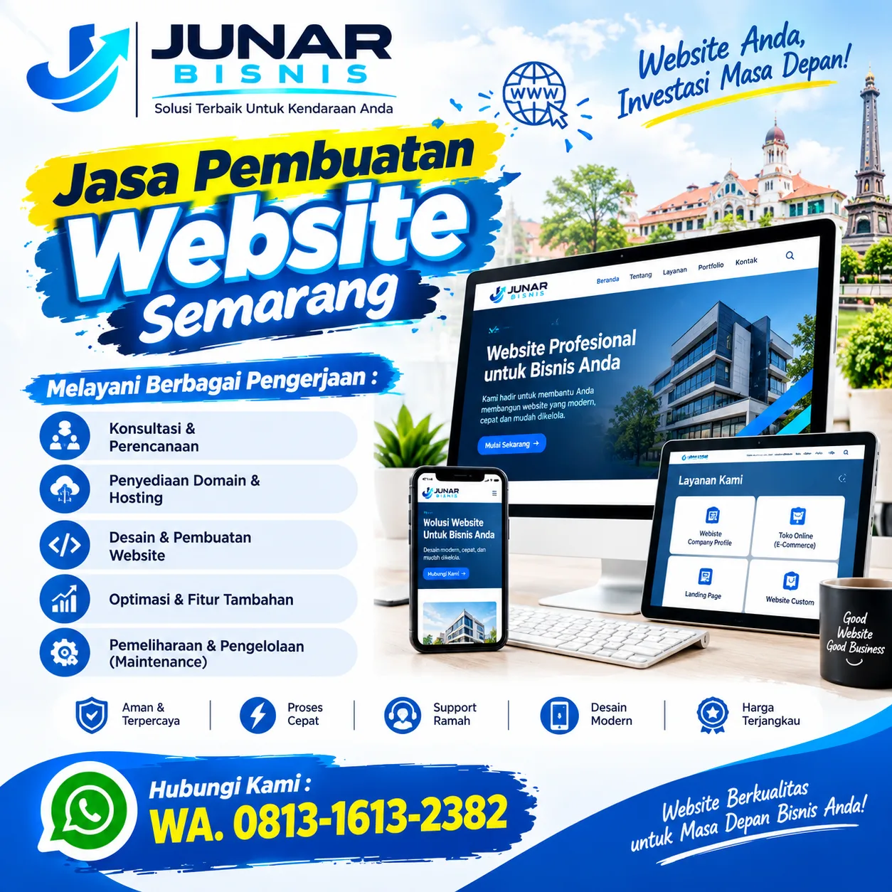 Jasa Website Semarang Profesional | Junar Bisnis