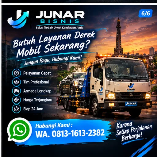 Junar Bisnis | Jasa Derek Mobil Semarang – Towing & Evakuasi Kendaraan - gambar 7