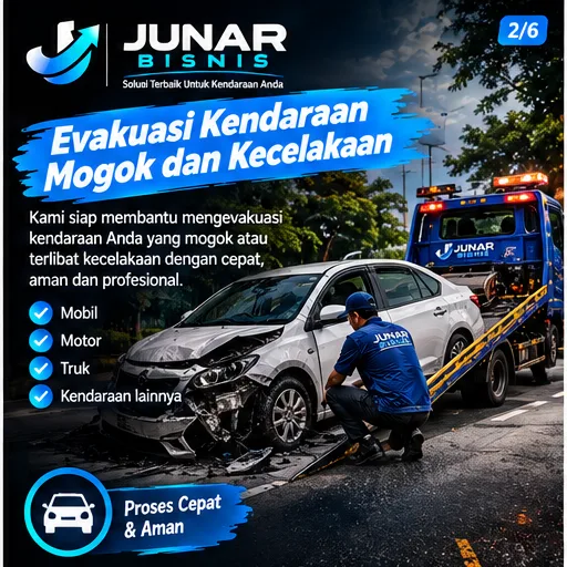 Junar Bisnis | Jasa Derek Mobil Semarang – Towing & Evakuasi Kendaraan - gambar 3