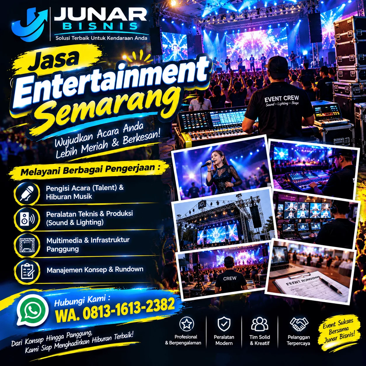 🎤 Junar Bisnis | Jasa Entertainment Semarang untuk Acara Berkesan
