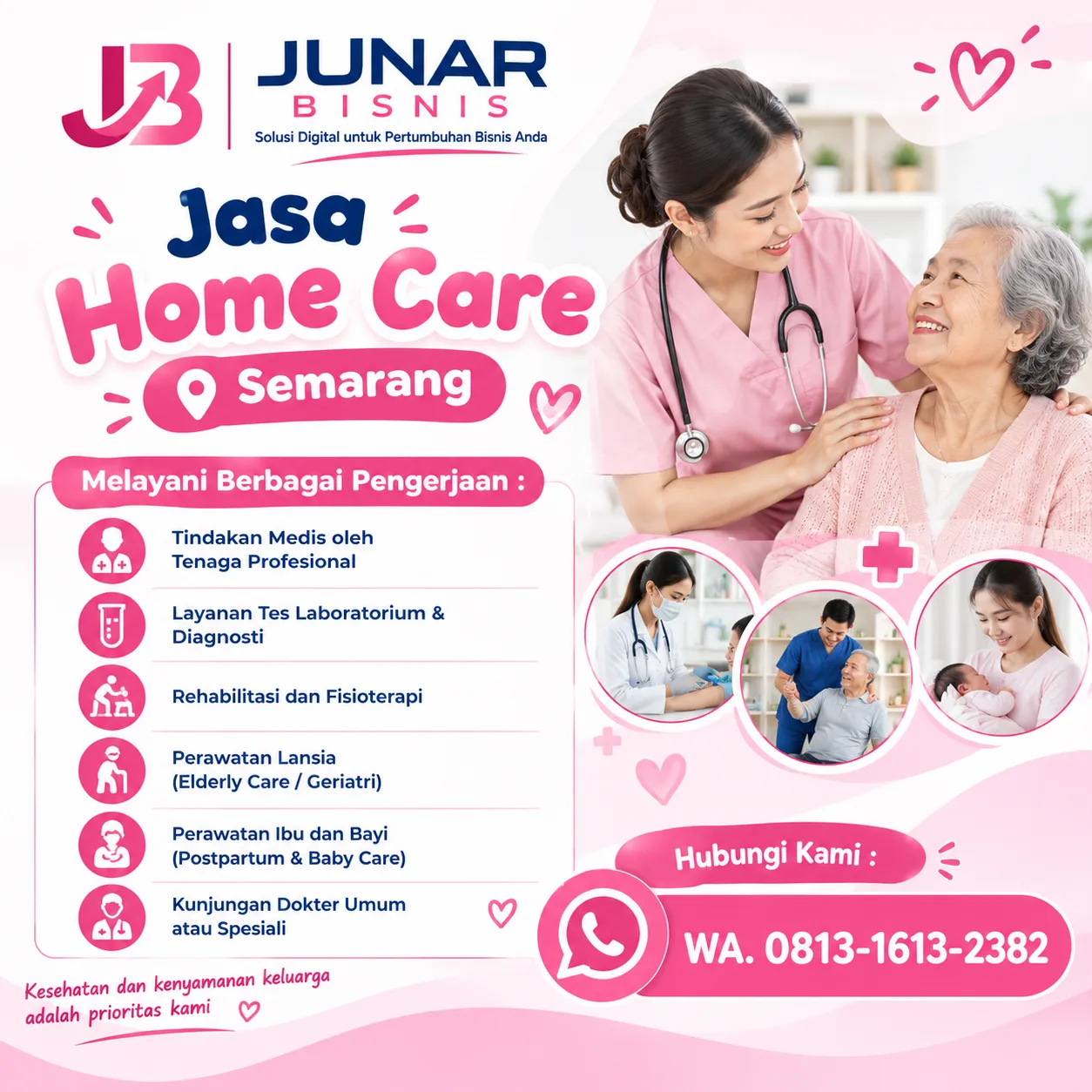 Junar Bisnis | Jasa Home Care Semarang Profesional