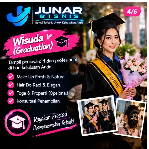 Junar Bisnis | Jasa Make Up Semarang untuk Wedding, Wisuda & Acara - gambar 5