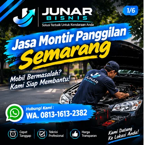 Junar Bisnis | Jasa Montir Panggilan Semarang – Servis Mobil di Lokasi - gambar 2