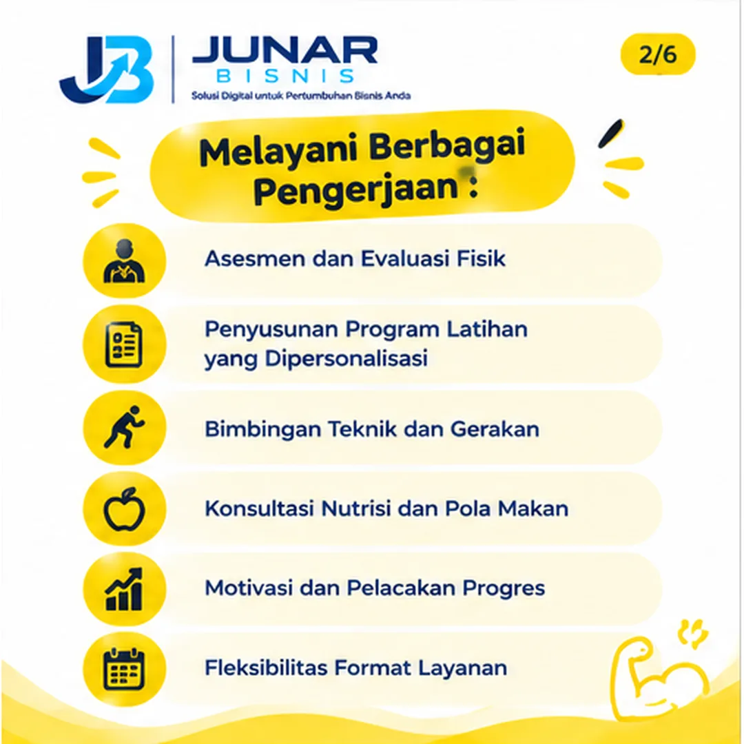 🏋️ Junar Bisnis | Jasa Personal Trainer Semarang untuk Latihan Lebih Terarah - gambar 3