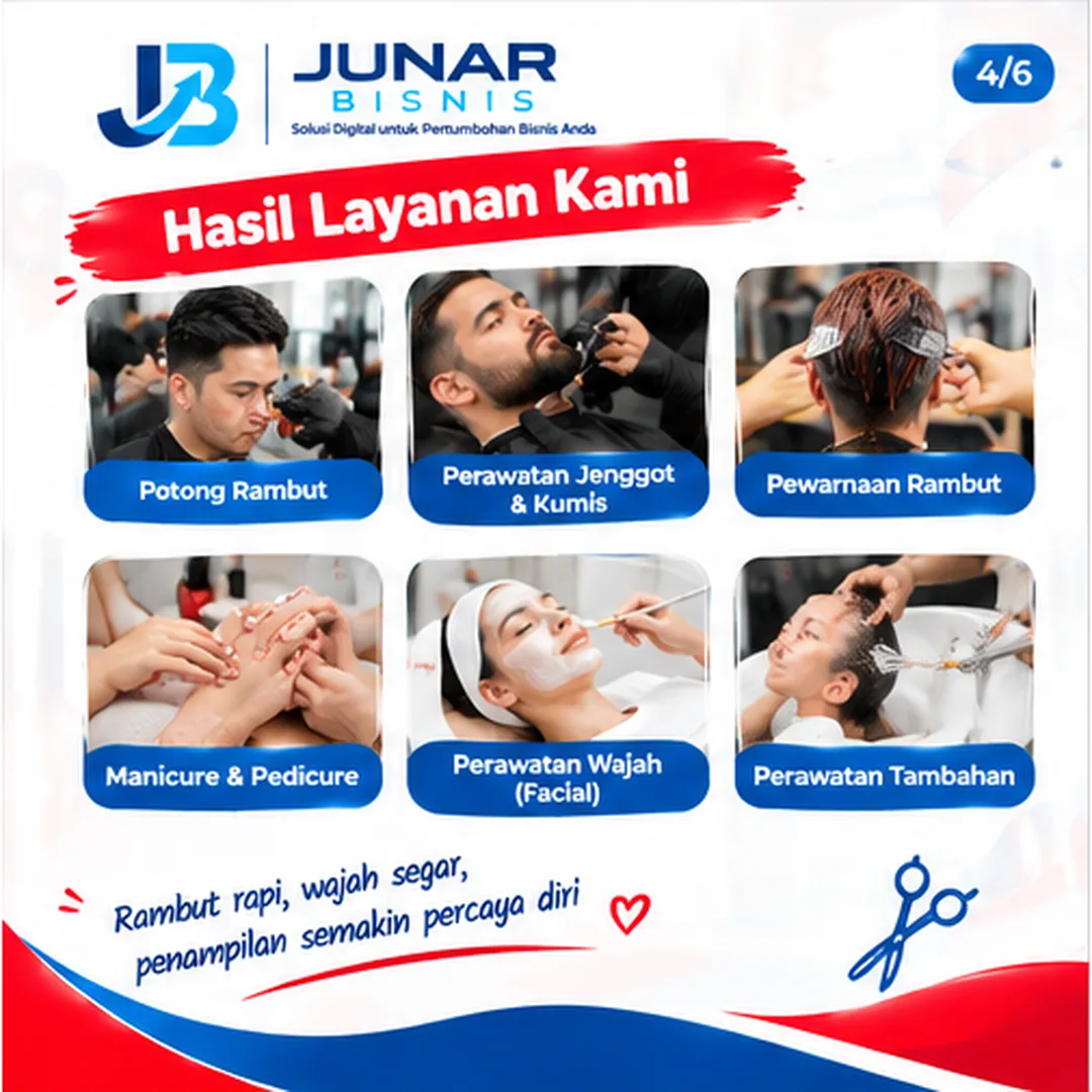 💈 Junar Bisnis | Jasa Salon dan Barbershop Semarang untuk Tampil Lebih Percaya Diri - gambar 4