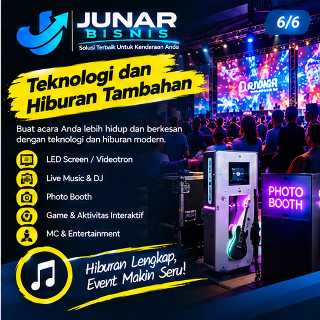 Junar Bisnis | Jasa Sewa Peralatan Semarang untuk Acara & Proyek - gambar 7