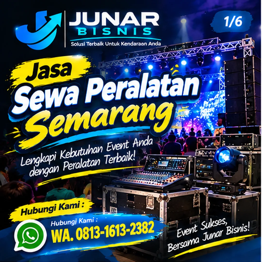 Junar Bisnis | Jasa Sewa Peralatan Semarang untuk Acara & Proyek - gambar 2